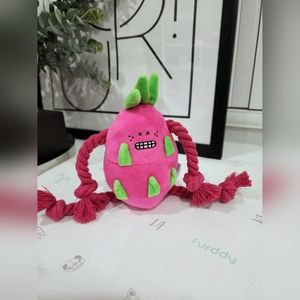 3 For $10 NEW Dragon Fruit Pet Plush Toy
